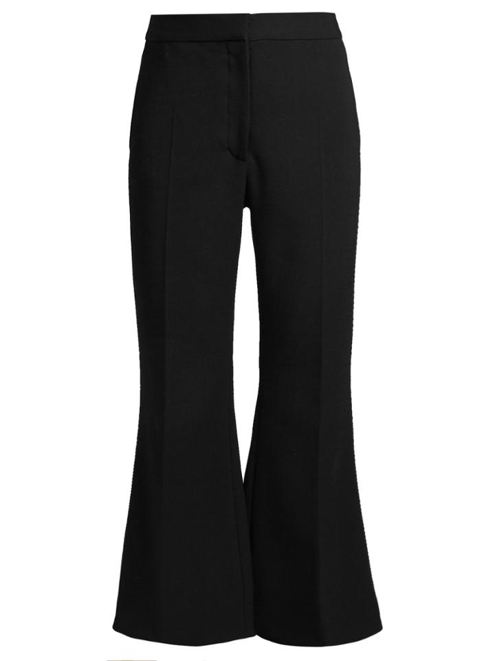 Stella Mccartney Angela Flared-leg Cropped Trousers