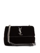 Saint Laurent West Hollywood Small Velvet Shoulder Bag