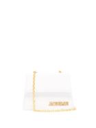 Matchesfashion.com Jacquemus - Le Piccolo Mini Logo Plaque Leather Cross Body Bag - Womens - White