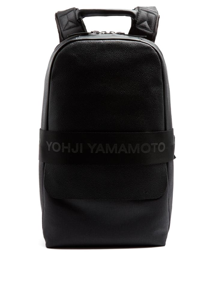 Y-3 Qasa Large Leather Backpack
