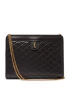 Ladies Bags Saint Laurent - Victoria Quilted-leather Shoulder Bag - Womens - Black