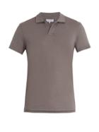 Matchesfashion.com Orlebar Brown - Felix Cotton Jersey Polo Shirt - Mens - Grey