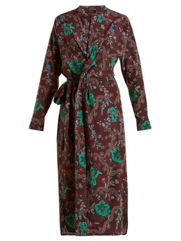 Isabel Marant Calypso Silk Wrap Dress