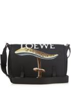 Loewe Mushroom-print Leather Messenger Bag
