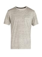Matchesfashion.com Rag & Bone - Owen Linen T Shirt - Mens - Grey