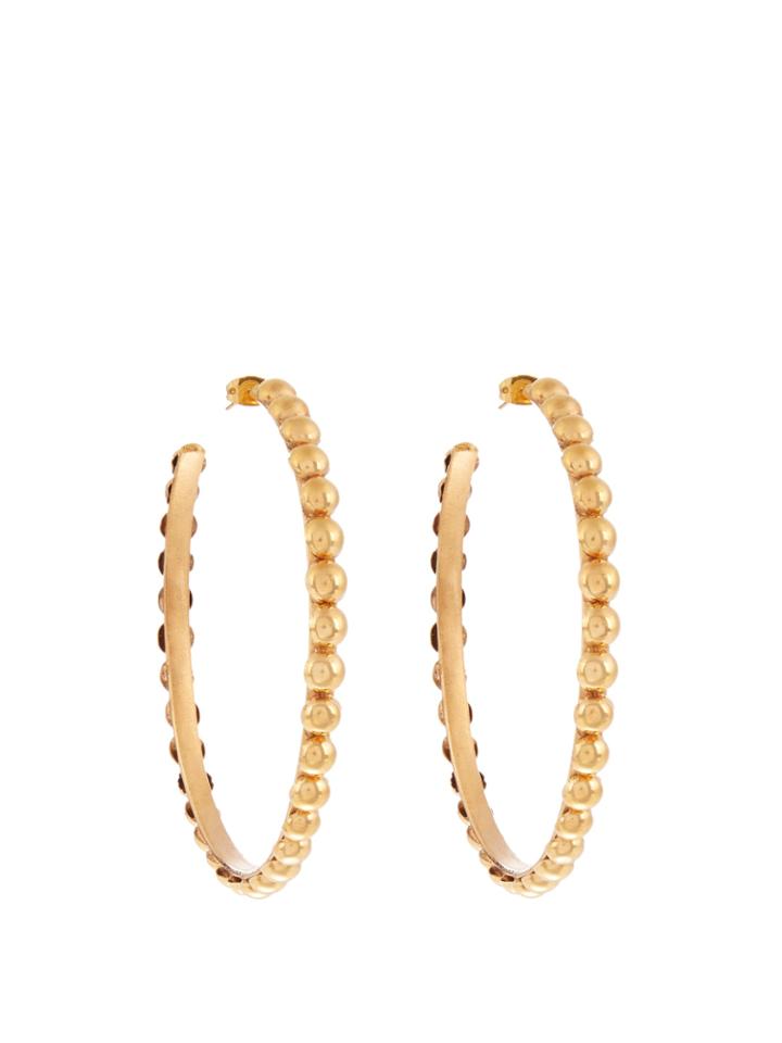 Sylvia Toledano Tribal Large Gold-plated Earrings