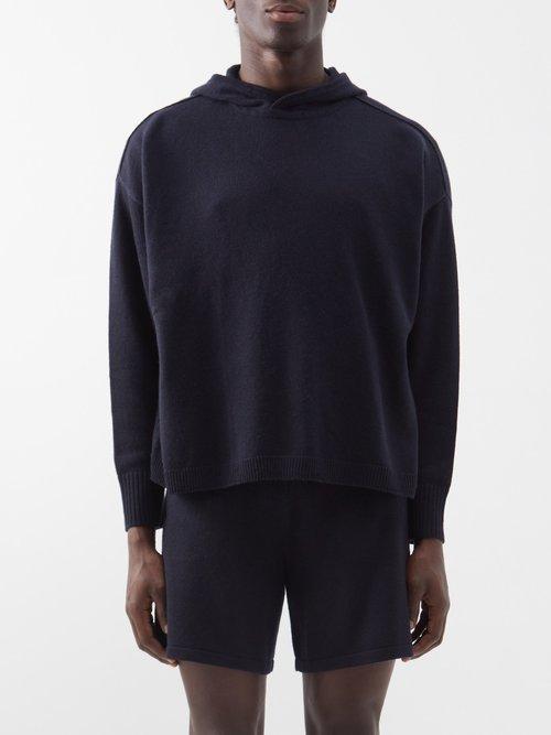 Arch4 - Samuel Cashmere Hoodie - Mens - Navy