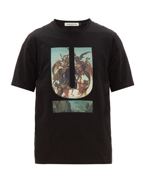 Matchesfashion.com Undercover - U Print Cotton T Shirt - Mens - Black