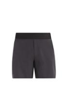 Matchesfashion.com On - Panelled Mesh And Technical-jersey Running Shorts - Mens - Black