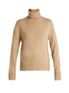 Matchesfashion.com Chlo - Roll Neck Cashmere Sweater - Womens - Light Brown