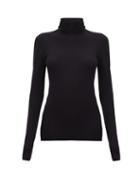 Ladies Rtw Bottega Veneta - Roll-neck Jersey Sweater - Womens - Black