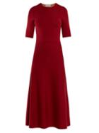 Matchesfashion.com Gabriela Hearst - Seymour Cashmere And Wool Reversible Dress - Womens - Red Multi