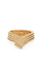Matchesfashion.com Balenciaga - Chain Mesh Cuff Bracelet - Womens - Gold