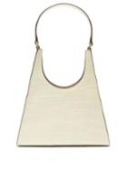 Matchesfashion.com Staud - Rey Crocodile-effect Leather Handbag - Womens - Cream