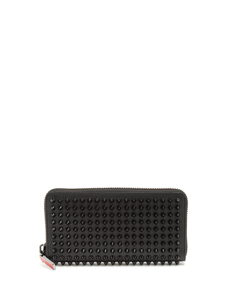 Christian Louboutin Zip-around Spike-stud Wallet