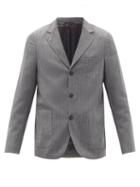 Mens Rtw Officine Gnrale - Armie Pinstriped Wool-fresco Suit Jacket - Mens - Grey