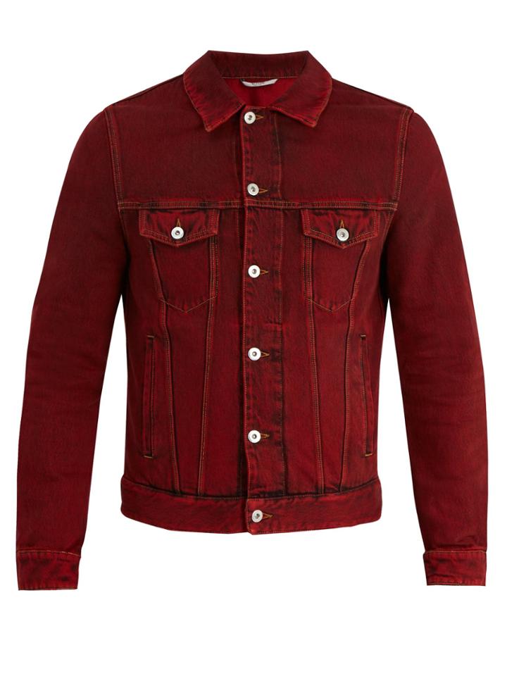 Valentino Overdyed Denim Jacket