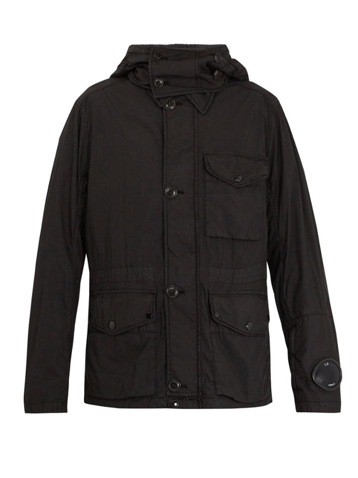 C.p. Company Goggle Hooded Zip-through Jacket