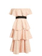 Huishan Zhang Soren Cloud-lace Off-the-shoulder Dress