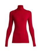 Matchesfashion.com Dolce & Gabbana - Ribbed Roll Neck Sweater - Womens - Burgundy
