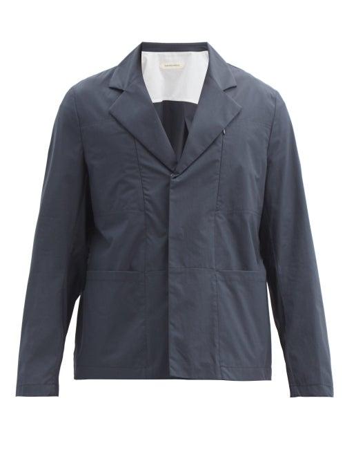 Matchesfashion.com Namacheko - Turpin Single-breasted Cotton-poplin Jacket - Mens - Black