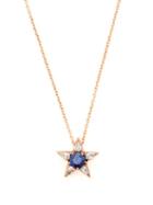 Matchesfashion.com Selim Mouzannar - Istanbul 18kt Gold, Diamond & Sapphire Necklace - Womens - Blue