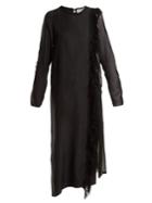 By Walid Berna Asymmetric Silk Dress