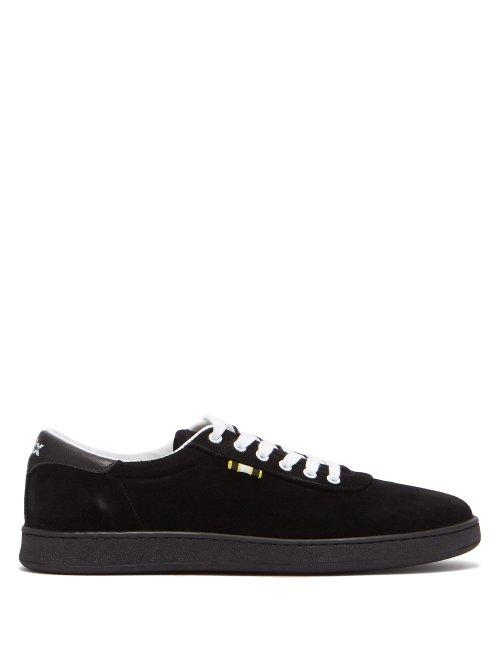 Matchesfashion.com Aprix - Suede Low Top Trainers - Mens - Black