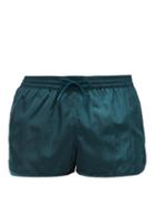Matchesfashion.com Cdlp - Drawstring-waist Recycled-nylon Swim Shorts - Mens - Blue
