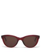 Matchesfashion.com Garrett Leight - X Clare V Cat-eye Acetate Sunglasses - Womens - Red