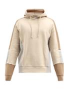 Matchesfashion.com Jacquemus - Panelled Cotton-blend Hooded Sweatshirt - Mens - Beige