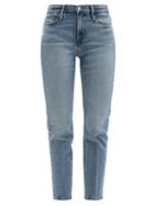 Ladies Rtw Frame - Le Nouveau Straight-leg Jeans - Womens - Mid Denim
