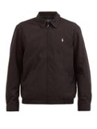Matchesfashion.com Polo Ralph Lauren - Logo-embroidered Poplin Bomber Jacket - Mens - Black