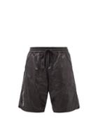 Moncler Grenoble - Logo-print Snow Glow Shorts - Mens - Black