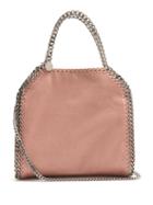 Matchesfashion.com Stella Mccartney - Falabella Mini Faux Suede Cross Body Bag - Womens - Light Pink