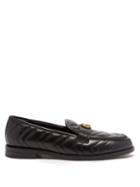 Gucci - Marmont Quilted Leather Loafers - Womens - Black