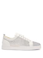 Christian Louboutin Louis Junior Embellished Low-top Leather Trainers