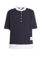 Thom Browne Classic Cotton-piqu Contrast Polo Shirt