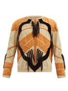 Matchesfashion.com Craig Green - Laced Panelled Technical-poplin Top - Mens - Orange