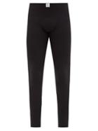 Reigning Champ - Recycled-fibre Blend Performance Leggings - Mens - Black