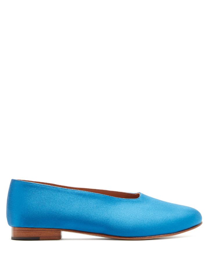 Martiniano Glove Satin Flats