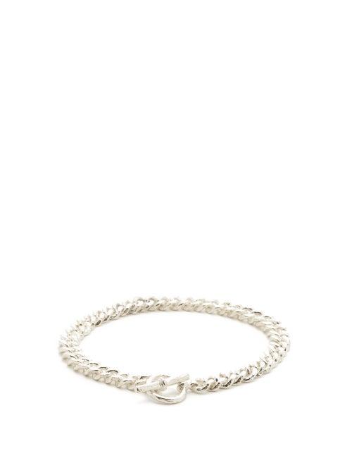 Mens Jewellery Pearls Before Swine - Chain-link Sterling-silver Bracelet - Mens - Silver