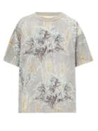 Matchesfashion.com Fear Of God - Prairie Ghost Camo Print Cotton T Shirt - Mens - Grey Multi