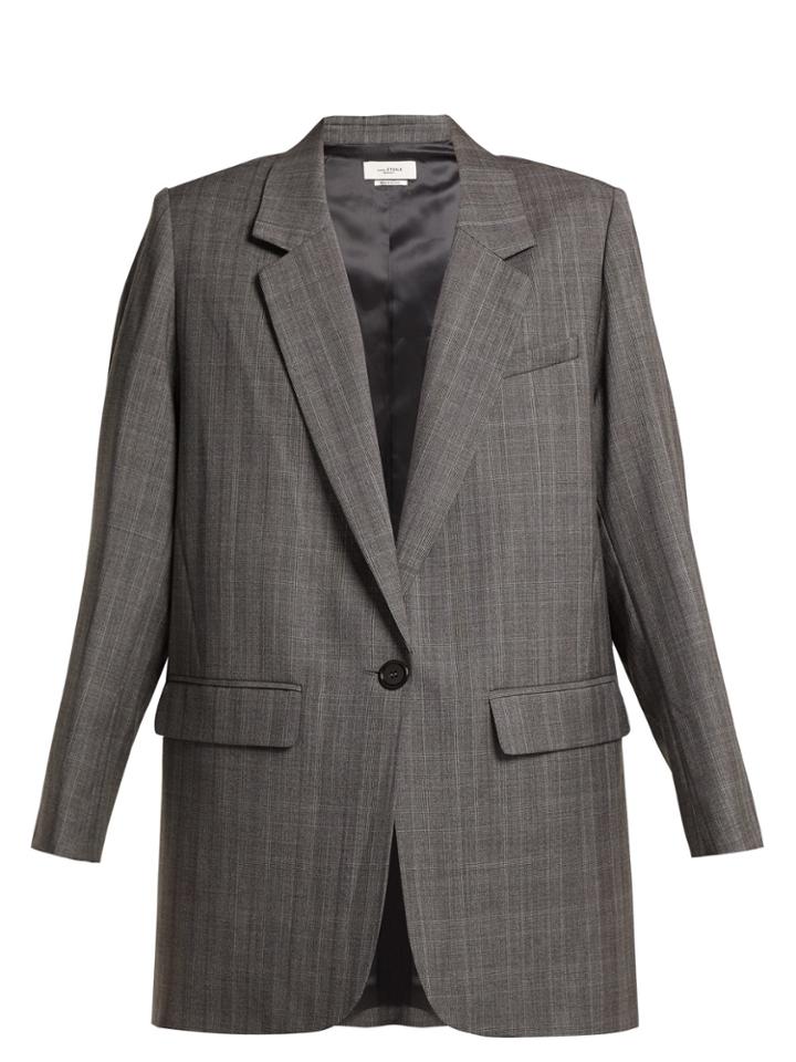 Isabel Marant Étoile Nerix Single Breasted Wool Blazer
