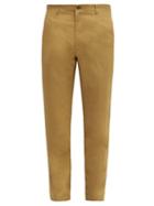 Matchesfashion.com Rochas - Technical-blend Chino Trousers - Mens - Brown
