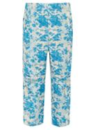 Matchesfashion.com By Walid - Jude Floral Print Cotton Trousers - Mens - Blue White