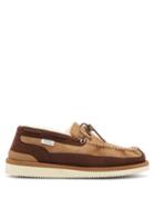 Matchesfashion.com Suicoke - M2ab Shearling Lined Suede Loafers - Mens - Brown
