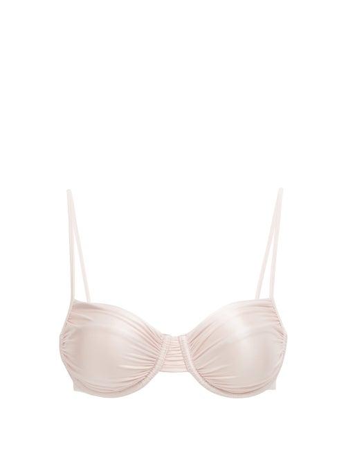 Matchesfashion.com Isa Boulder - Jules Underwired Bikini Top - Womens - Light Pink