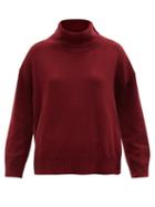 Johnstons Of Elgin - Cashmere Roll-neck Sweater - Womens - Red