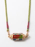 Marie Lichtenberg - Believe Diamond & 18kt Rose-gold Necklace - Womens - Rose Gold